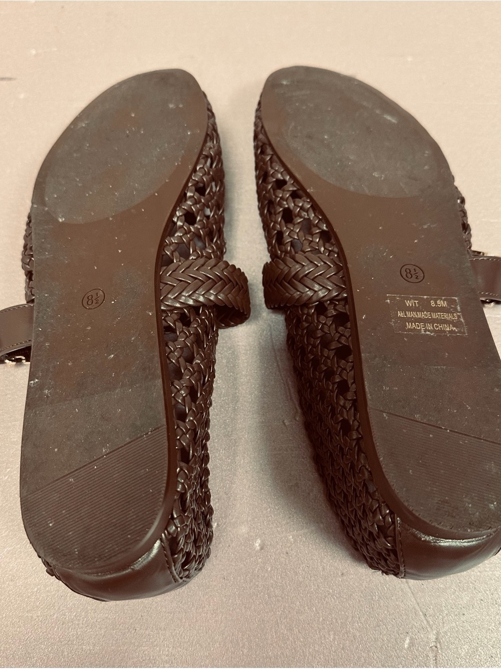 Cushionaire Women’s Braided Mary Jane Mule in Dark Brown - Picture 6 of 6